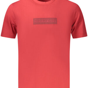 NAPAPIJRI T-SHIRT MANICHE CORTE UOMO ROSSO