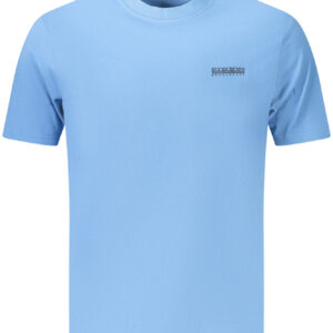 NAPAPIJRI T-SHIRT MANICHE CORTE UOMO AZZURRO