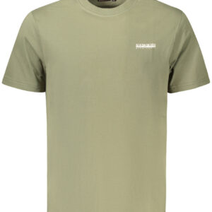 NAPAPIJRI T-SHIRT MANICHE CORTE UOMO VERDE