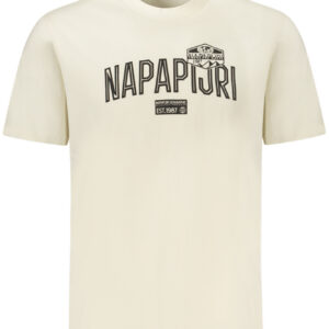 NAPAPIJRI T-SHIRT MANICHE CORTE UOMO BEIGE