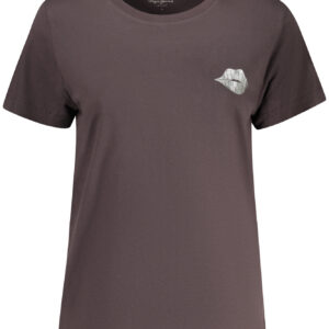 PEPE JEANS T-SHIRT MANICHE CORTE DONNA NERO