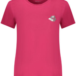 PEPE JEANS T-SHIRT MANICHE CORTE DONNA ROSSO