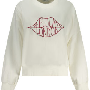 PEPE JEANS FELPA SENZA ZIP DONNA BIANCO