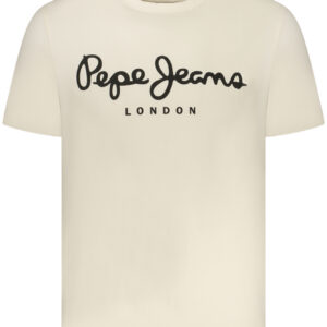 PEPE JEANS T-SHIRT MANICHE CORTE UOMO BEIGE