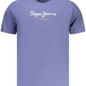 PEPE JEANS T-SHIRT MANICHE CORTE UOMO BLU