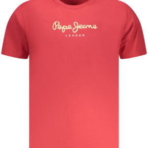 PEPE JEANS T-SHIRT MANICHE CORTE UOMO ROSSO
