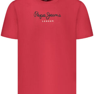 PEPE JEANS T-SHIRT MANICHE CORTE UOMO ROSSO