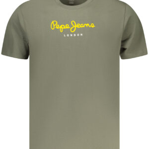 PEPE JEANS T-SHIRT MANICHE CORTE UOMO VERDE