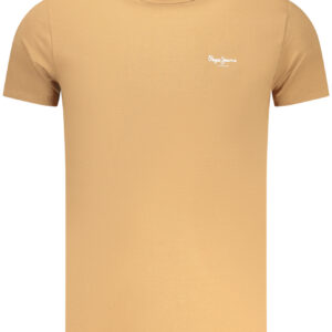PEPE JEANS T-SHIRT MANICHE CORTE UOMO MARRONE