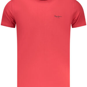 PEPE JEANS T-SHIRT MANICHE CORTE UOMO ROSSO