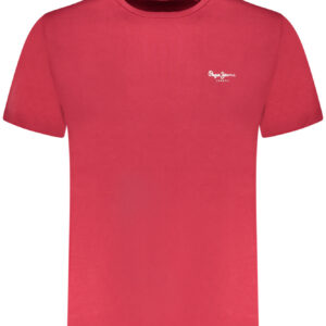 PEPE JEANS T-SHIRT MANICHE CORTE UOMO ROSSO