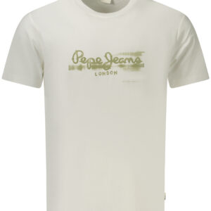 PEPE JEANS T-SHIRT MANICHE CORTE UOMO BIANCO