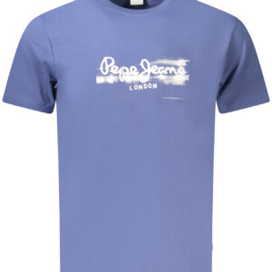 PEPE JEANS T-SHIRT MANICHE CORTE UOMO BLU