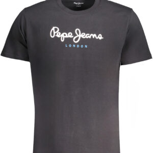 PEPE JEANS T-SHIRT MANICHE CORTE UOMO NERO