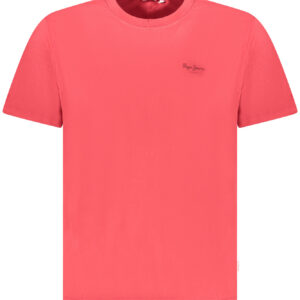 PEPE JEANS T-SHIRT MANICHE CORTE UOMO ROSSO