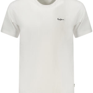 PEPE JEANS T-SHIRT MANICHE CORTE UOMO BIANCO