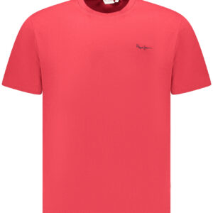 PEPE JEANS T-SHIRT MANICHE CORTE UOMO ROSSO