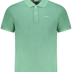 PEPE JEANS POLO MANICHE CORTE UOMO VERDE