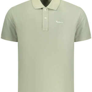 PEPE JEANS POLO MANICHE CORTE UOMO VERDE