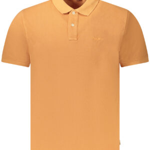 PEPE JEANS POLO MANICHE CORTE UOMO ARANCIO