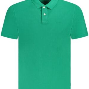 PEPE JEANS POLO MANICHE CORTE UOMO VERDE