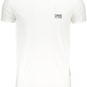 CAVALLI CLASS T-SHIRT MANICHE CORTE UOMO BIANCO