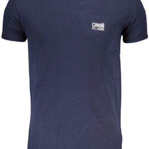 CAVALLI CLASS T-SHIRT MANICHE CORTE UOMO BLU