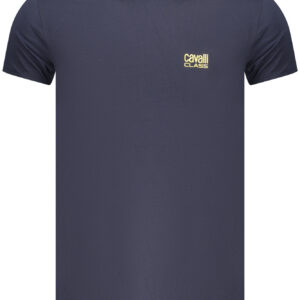 CAVALLI CLASS T-SHIRT MANICHE CORTE UOMO BLU
