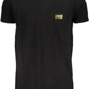 CAVALLI CLASS T-SHIRT MANICHE CORTE UOMO NERO