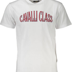 CAVALLI CLASS T-SHIRT MANICHE CORTE UOMO BIANCO