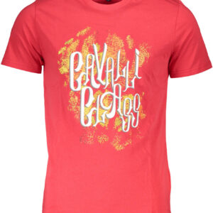 CAVALLI CLASS T-SHIRT MANICHE CORTE UOMO ROSSO