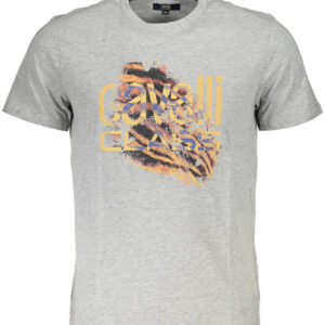 CAVALLI CLASS T-SHIRT MANICHE CORTE UOMO GRIGIO