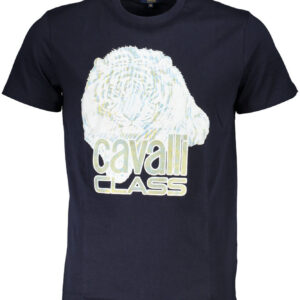 CAVALLI CLASS T-SHIRT MANICHE CORTE UOMO BLU