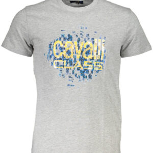 CAVALLI CLASS T-SHIRT MANICHE CORTE UOMO GRIGIO