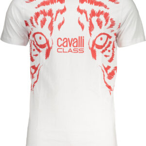 CAVALLI CLASS T-SHIRT MANICHE CORTE UOMO BIANCO