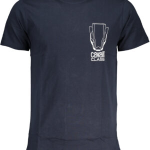 CAVALLI CLASS T-SHIRT MANICHE CORTE UOMO BLU