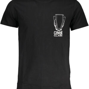 CAVALLI CLASS T-SHIRT MANICHE CORTE UOMO NERO