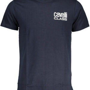CAVALLI CLASS T-SHIRT MANICHE CORTE UOMO BLU