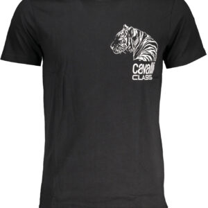 CAVALLI CLASS T-SHIRT MANICHE CORTE UOMO NERO