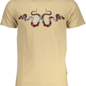 CAVALLI CLASS T-SHIRT MANICHE CORTE UOMO BEIGE