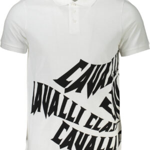 CAVALLI CLASS POLO MANICHE CORTE UOMO BIANCO
