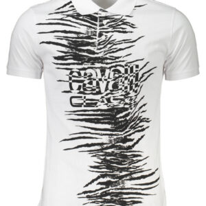 CAVALLI CLASS POLO MANICHE CORTE UOMO BIANCO