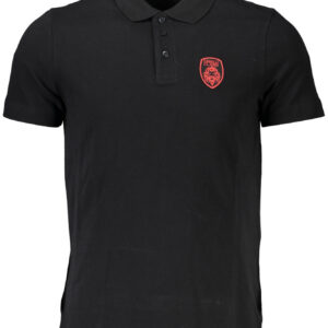 CAVALLI CLASS POLO MANICHE CORTE UOMO NERO