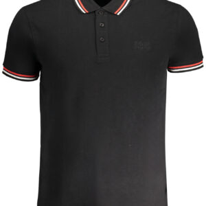 CAVALLI CLASS POLO MANICHE CORTE UOMO NERO