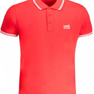 CAVALLI CLASS POLO MANICHE CORTE UOMO ROSSO