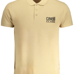 CAVALLI CLASS POLO MANICHE CORTE UOMO BEIGE