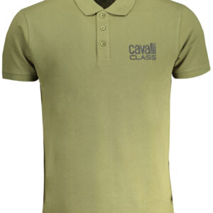 CAVALLI CLASS POLO MANICHE CORTE UOMO VERDE