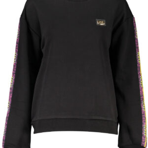 CAVALLI CLASS FELPA SENZA ZIP DONNA NERO
