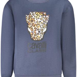 CAVALLI CLASS FELPA SENZA ZIP DONNA BLU