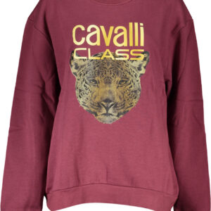 CAVALLI CLASS FELPA SENZA ZIP DONNA VIOLA